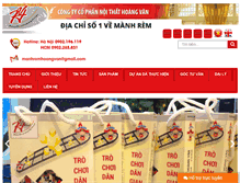 Tablet Screenshot of manhremhoangvan.com